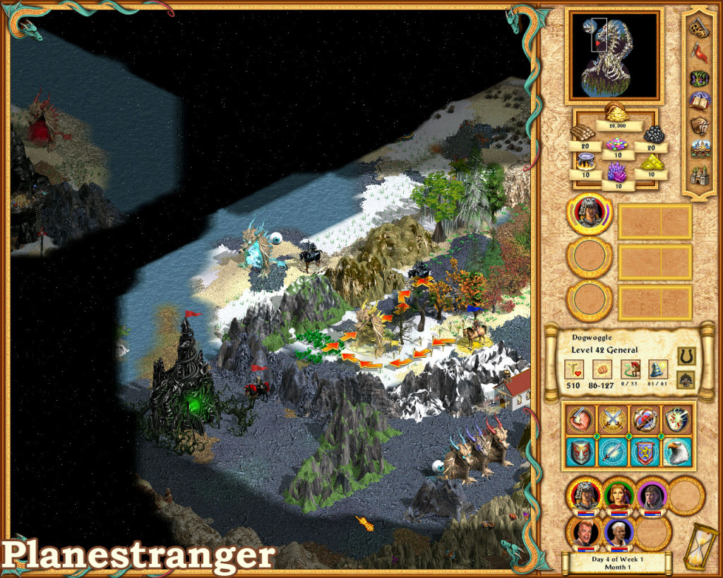 Heroes of Might and Magic 4: The Gathering Storm - Diary of Planestranger