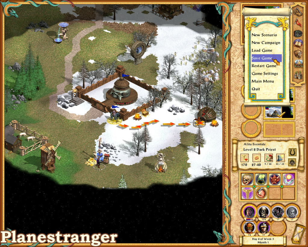 Heroes of Might and Magic 4: The Gathering Storm - Diary of Planestranger