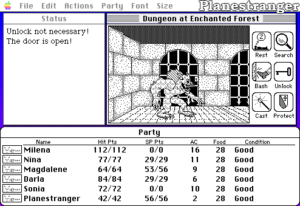 Скриншот игры Might and Magic Booke One: Secret of the Inner Sanctum для Macintosh