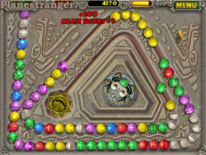 screenshot of Zuma Deluxe PC 2003